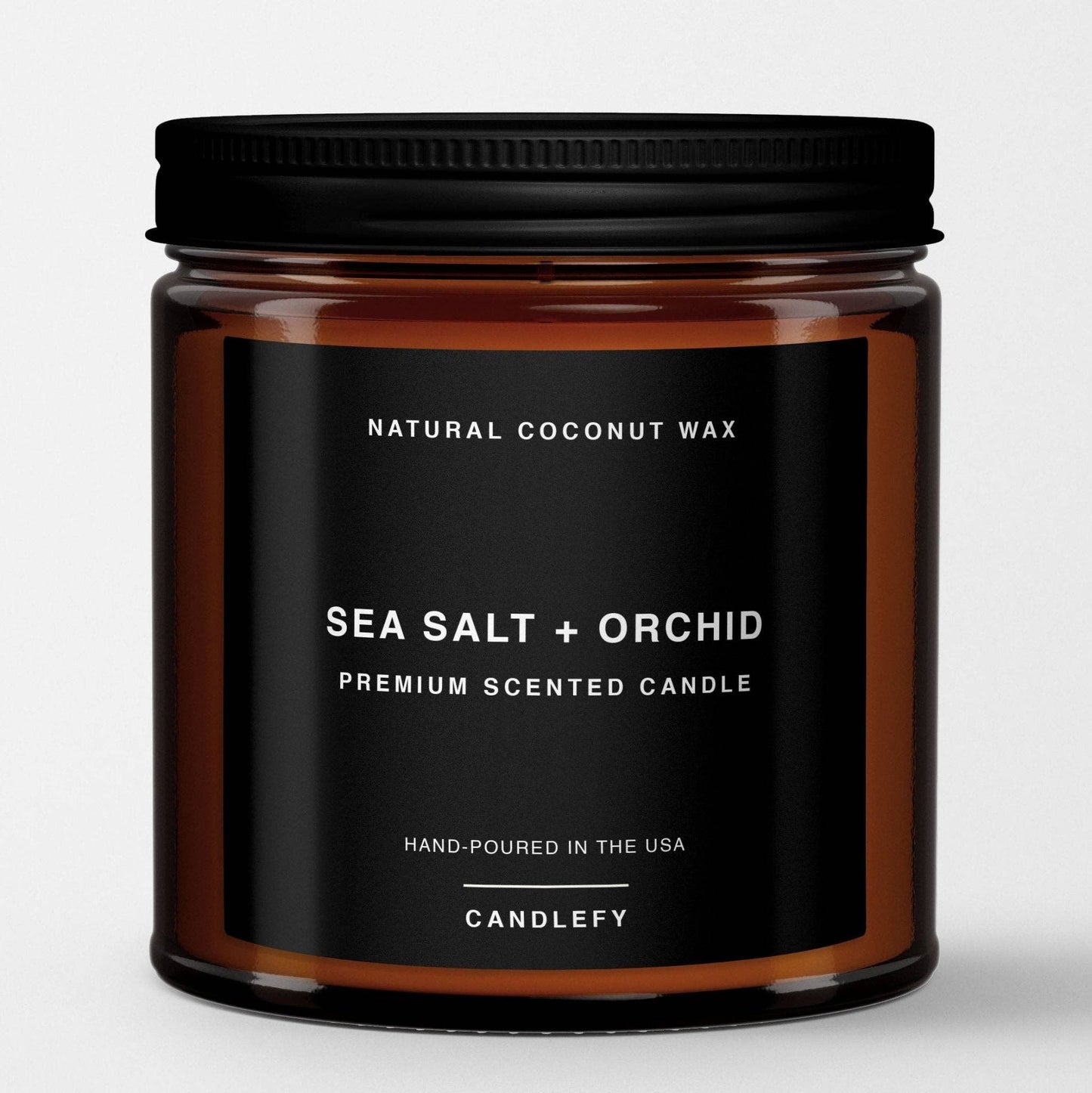 Sea Salt + Orchid: Scented Candle