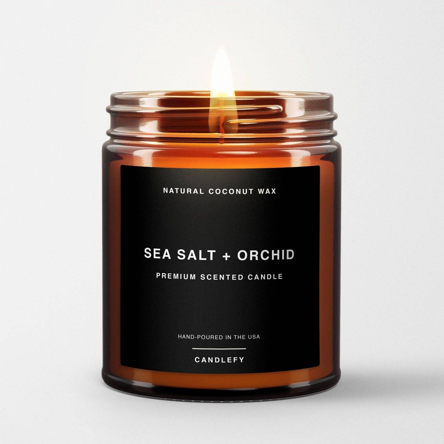 Sea Salt + Orchid: Scented Candle
