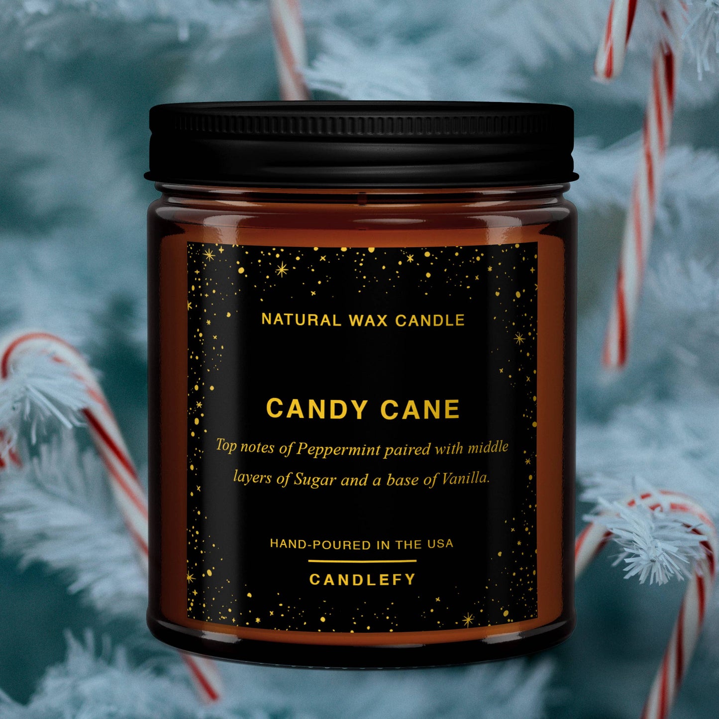 Christmas Candle: Candy Cane