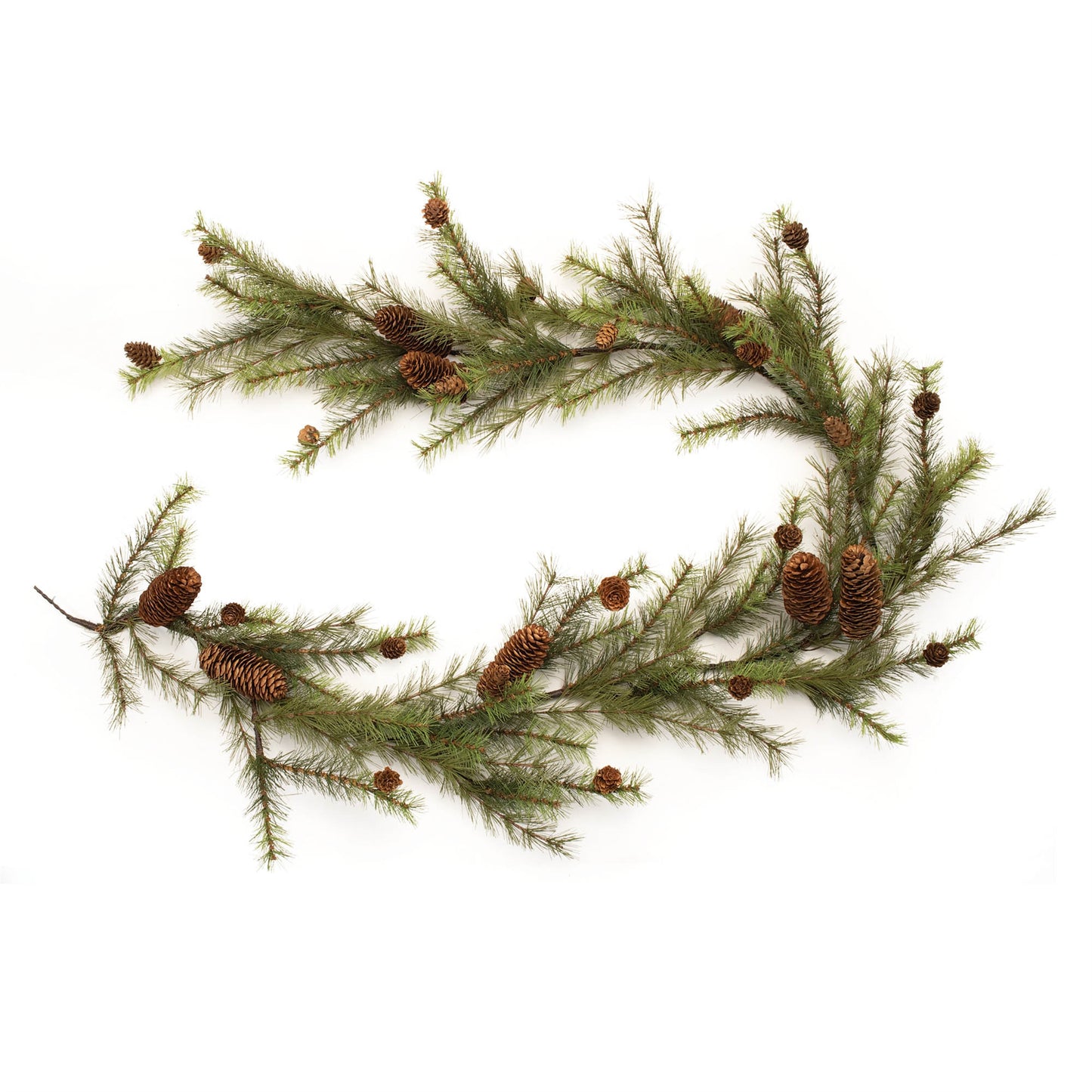Pine and Pinecone Garland 6'L