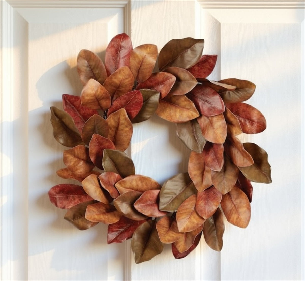 Magnolia Leaf Wreath 24"D