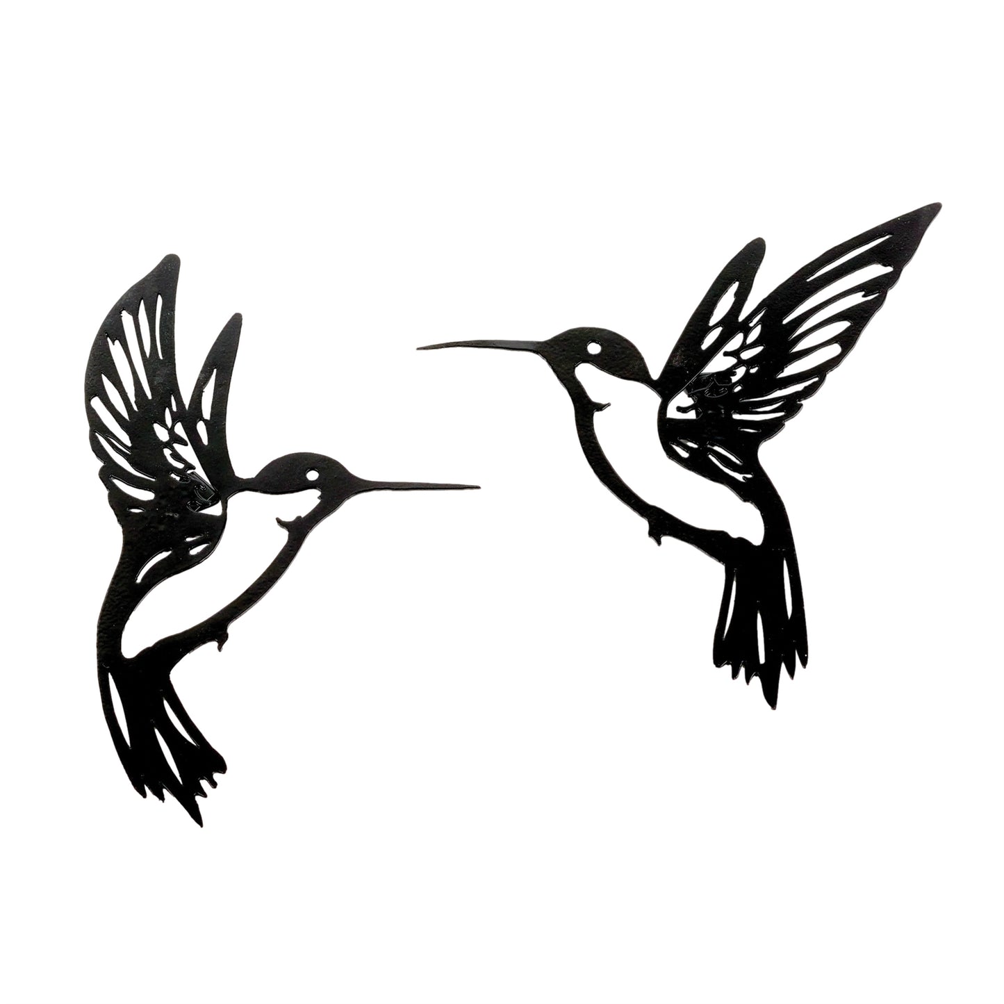 Metal Hummingbird Wall Accent (Set of 6)