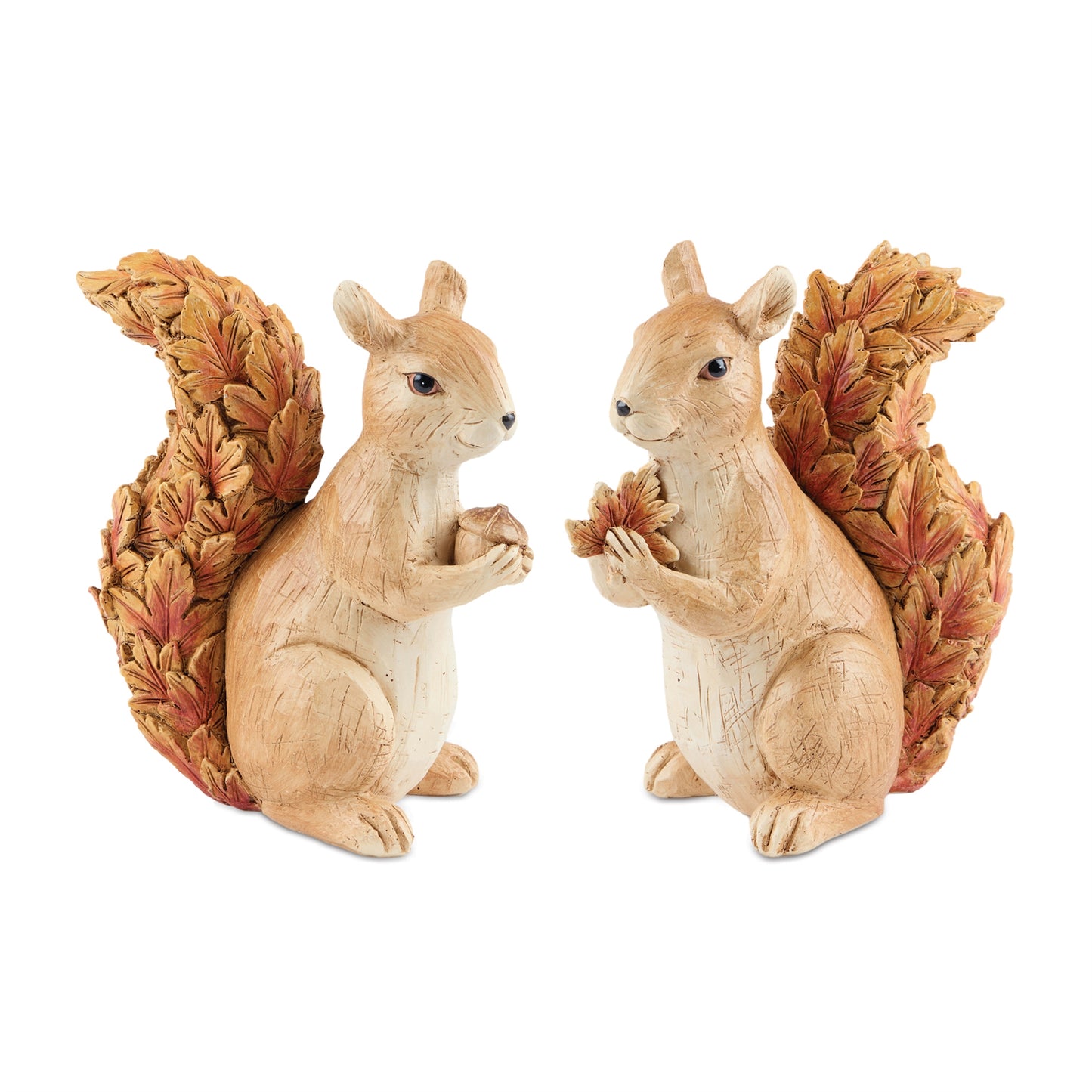 Squirrel (Set of 2) 6.5"H Resin