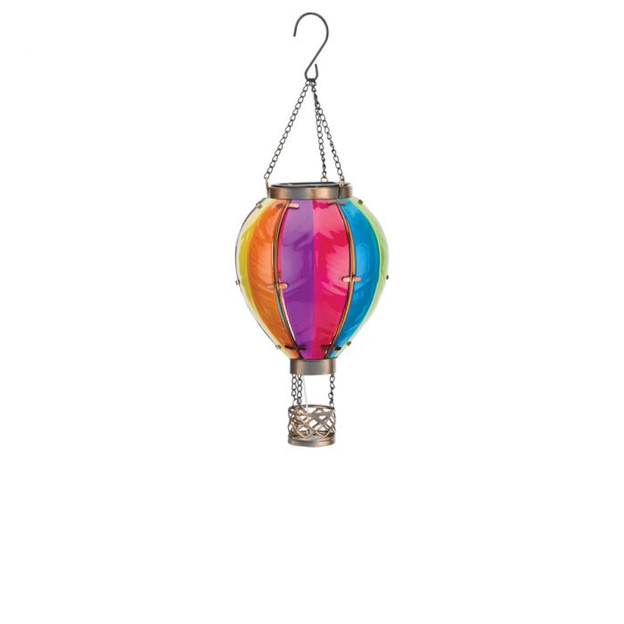 Solar Hot Air Balloon Rainbow Sml