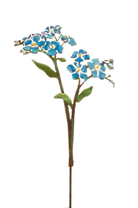 Forget Me Not Flower Stake
