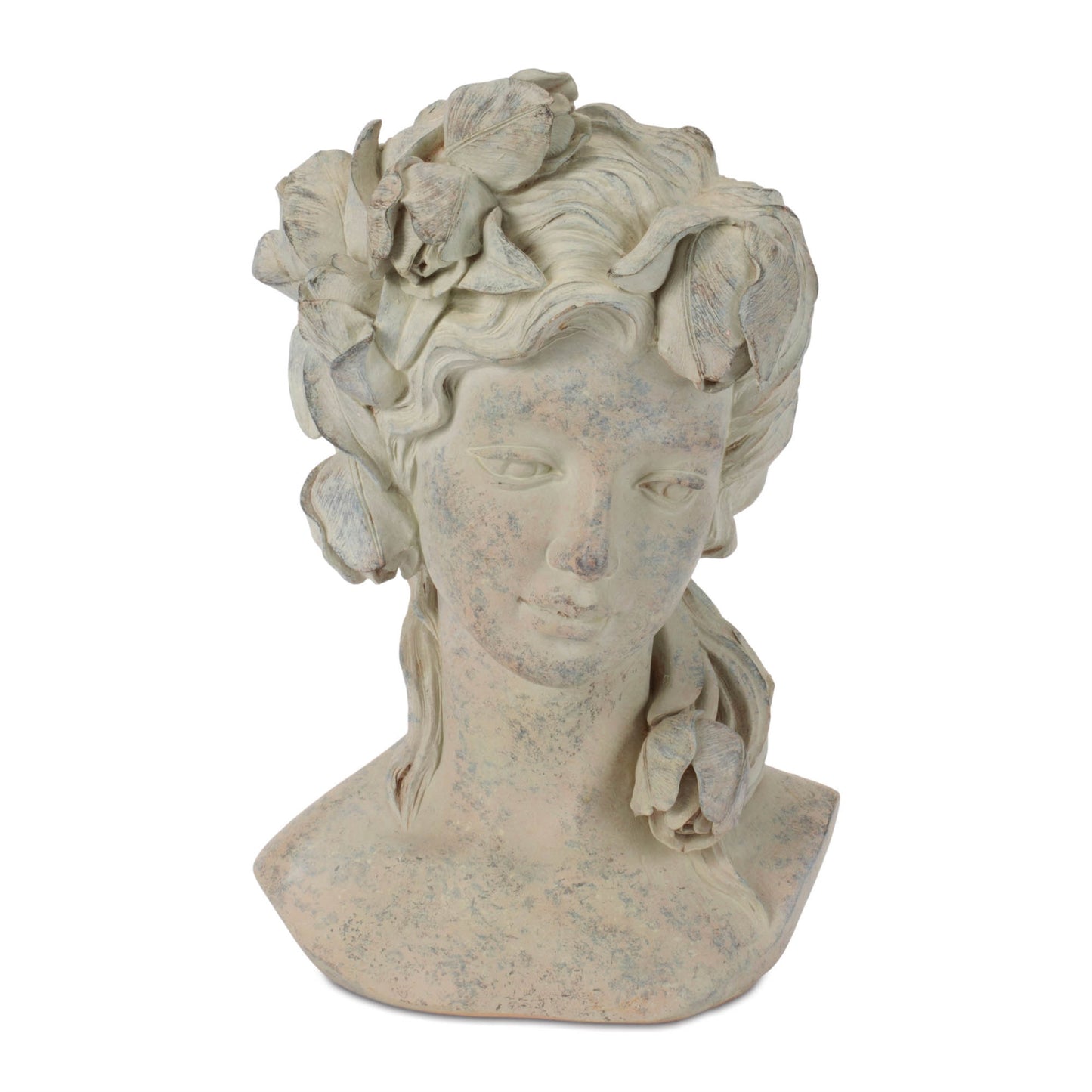 Plantable Goddess Head Figurine 10.5”H