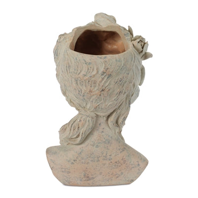 Plantable Goddess Head Figurine 10.5”H