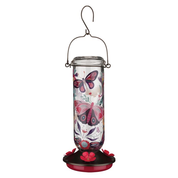 Scarlet Hummingbird Feeder - Butterfly