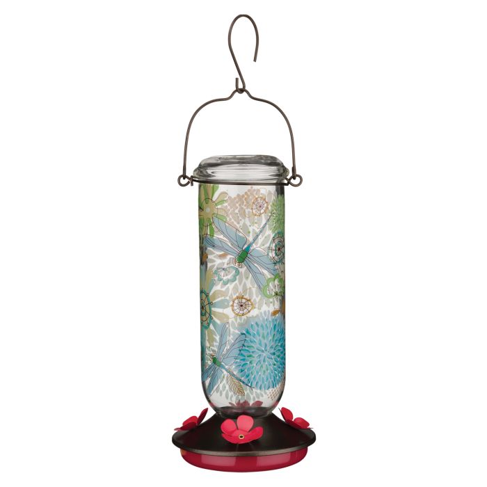 Scarlet Hummingbird Feeder - Dragonfly