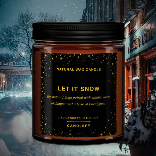 Christmas Candle: Let it Snow / Juniper & Sage