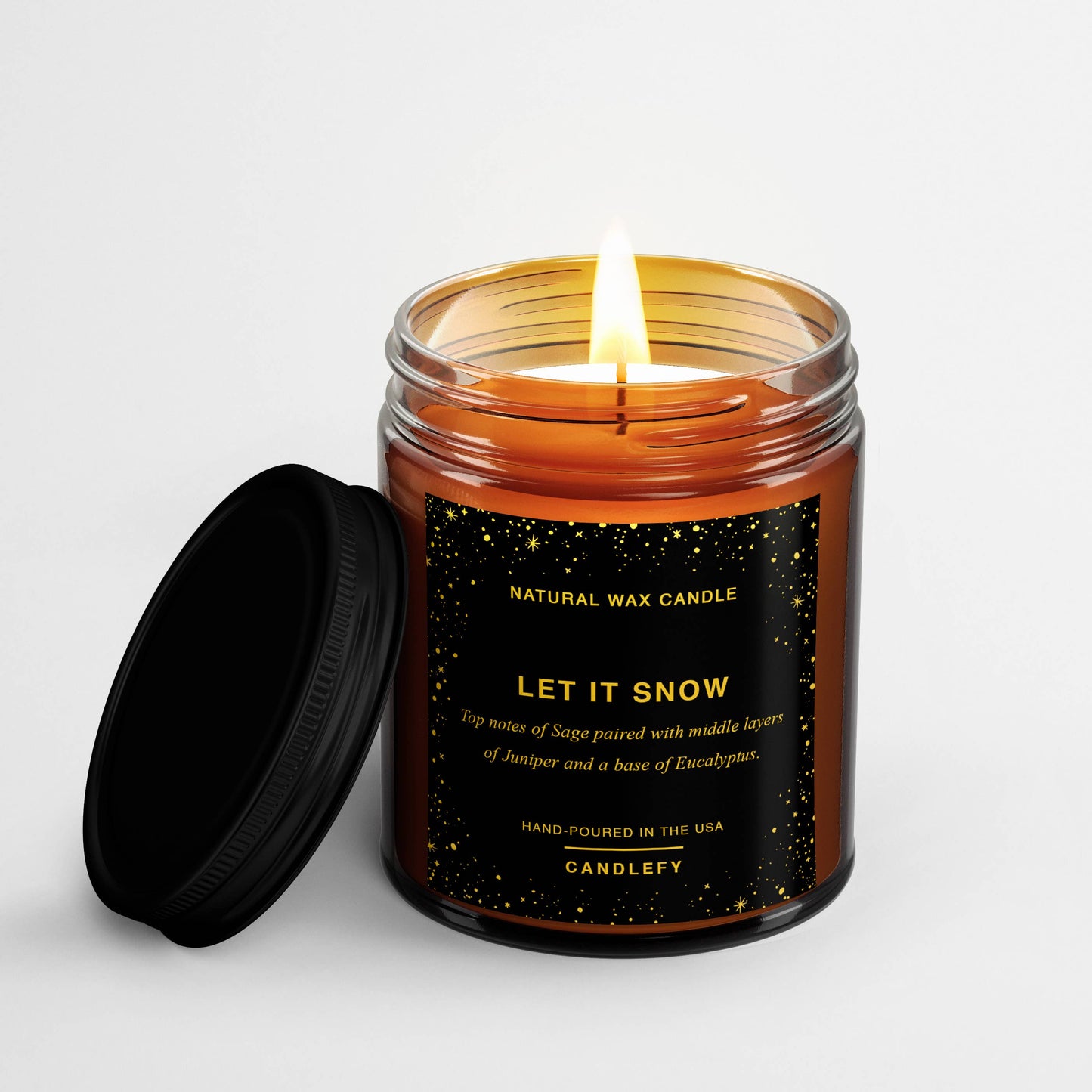 Christmas Candle: Let it Snow / Juniper & Sage