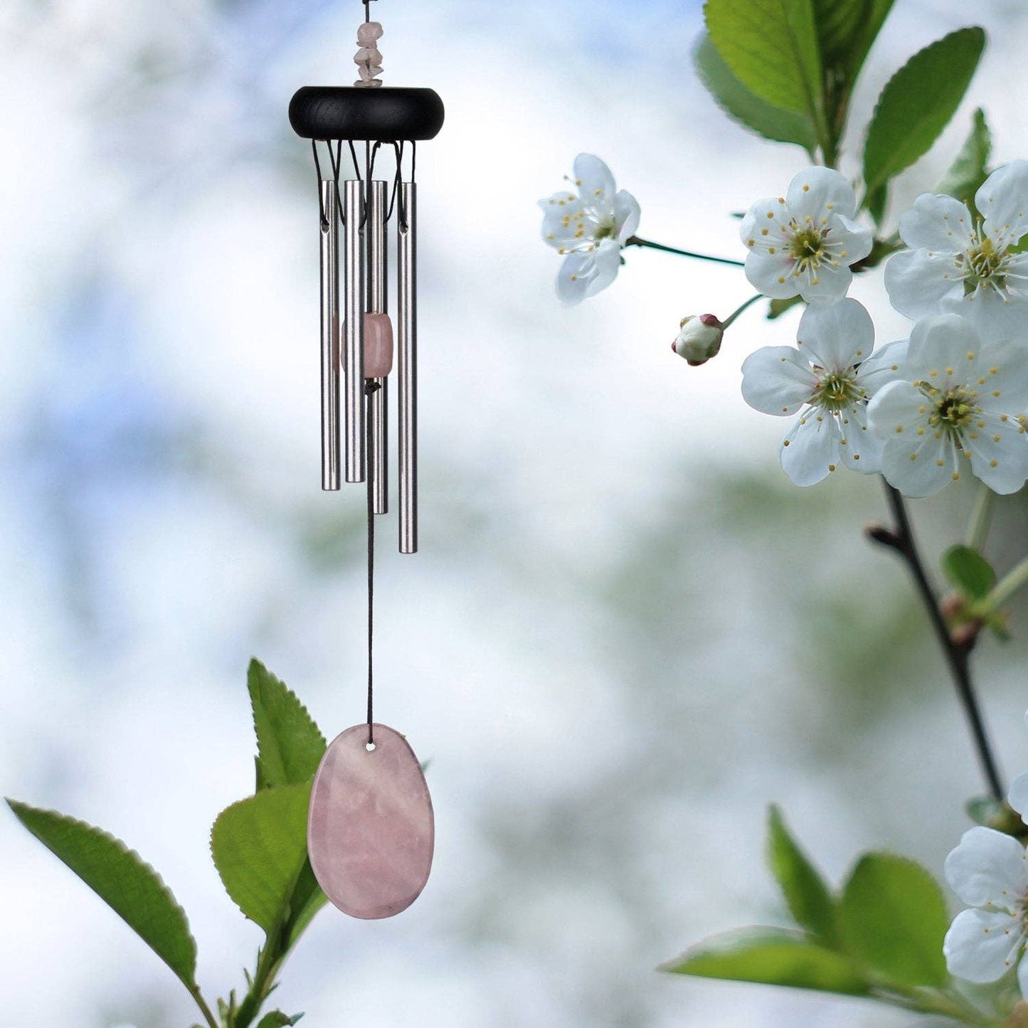 Woodstock Precious Stones Chime™ - Rose Quartz