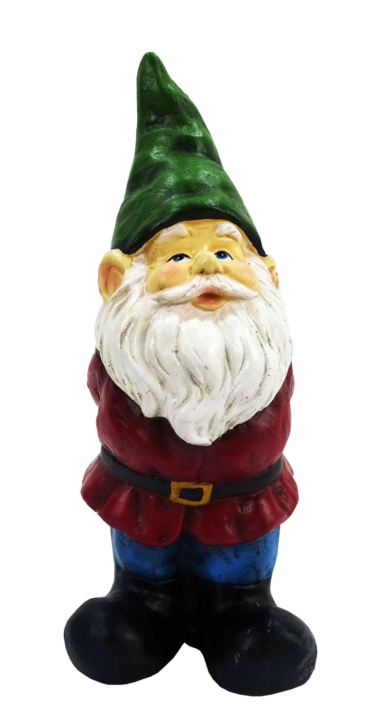 Garden Gnome Statue with Green Hat