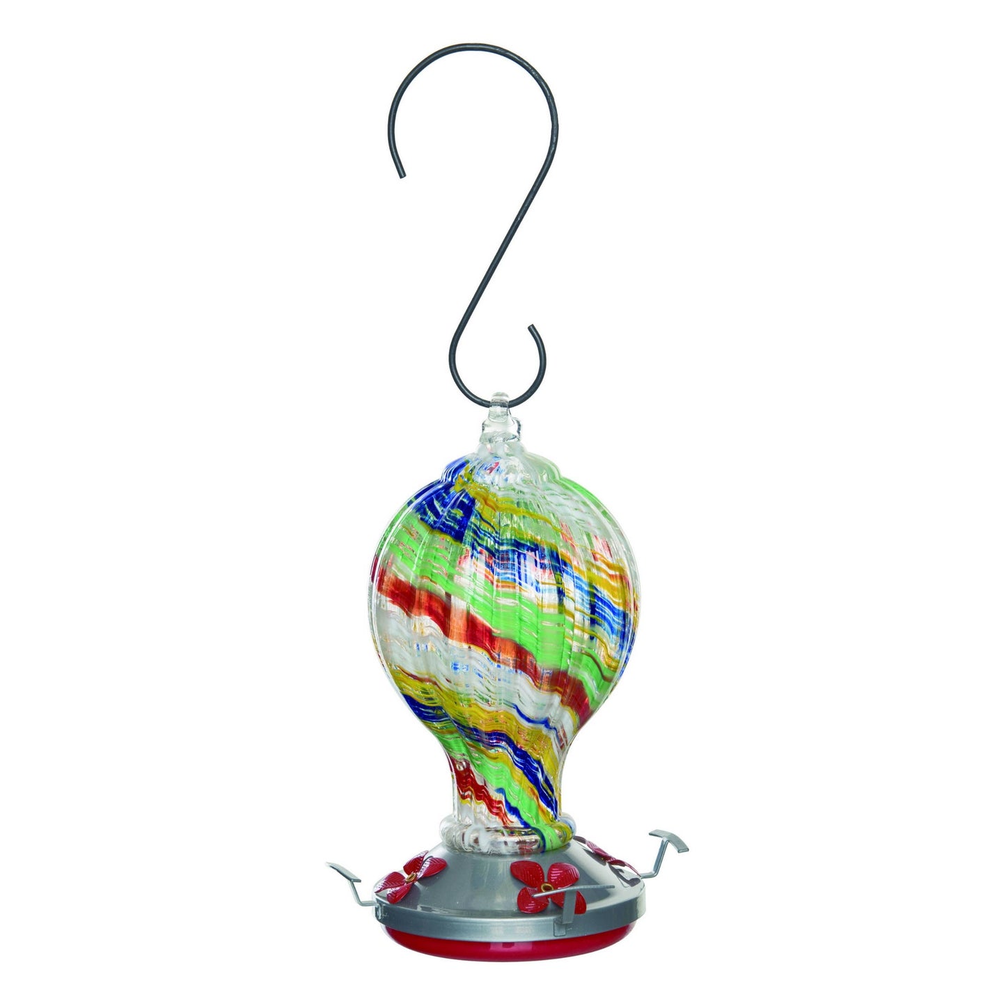 Glass Balloon Hummingbird Feeder