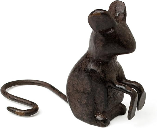 Mini Iron Mouse Pot Hanger 2"H