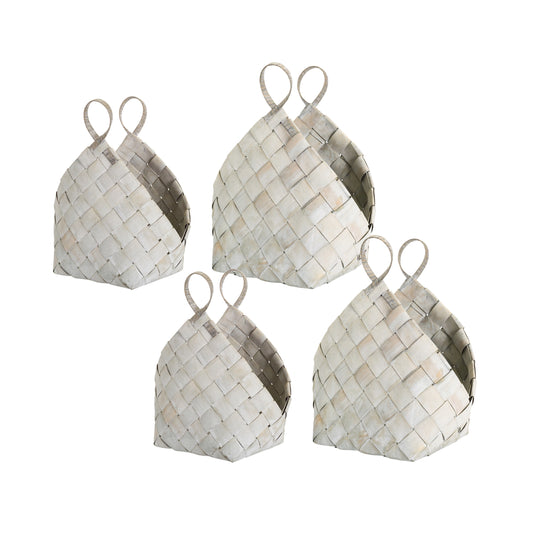 Baskets (Set of 4) 14.5" x 18"H, 18.25" x 21"H Metasequoia