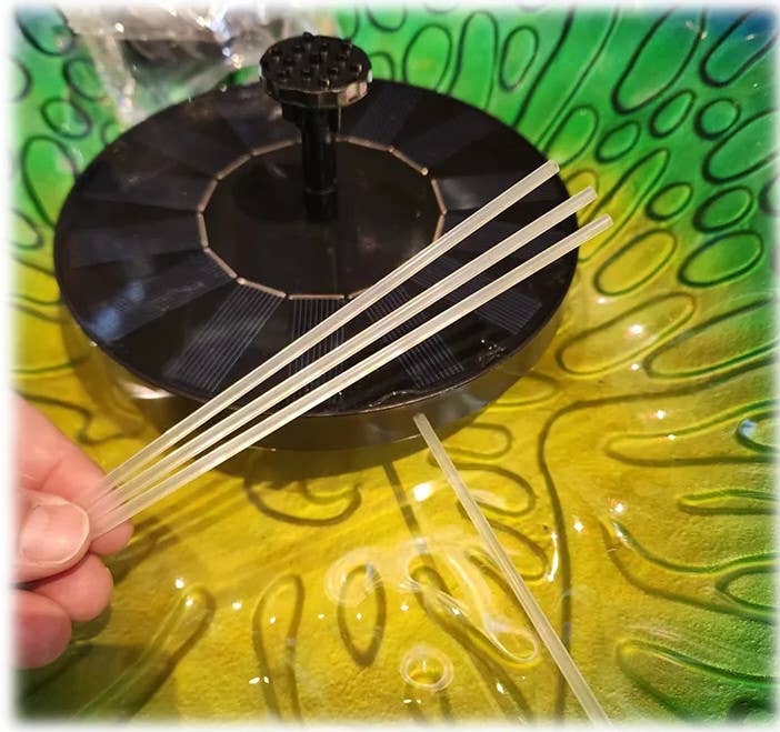 Solar Powered Fountain Disc