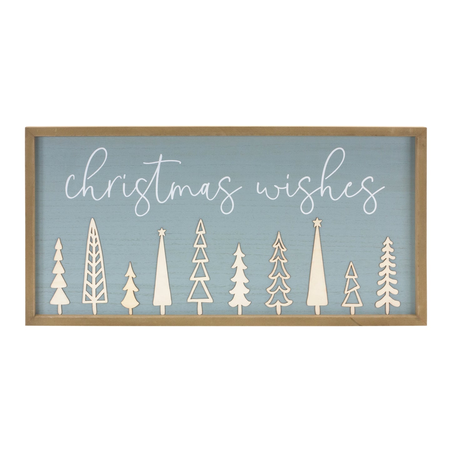 Christmas Wishes Holiday Wall Sign 31.5"L