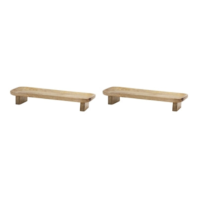 Mango Wood Tray (Set of 2)