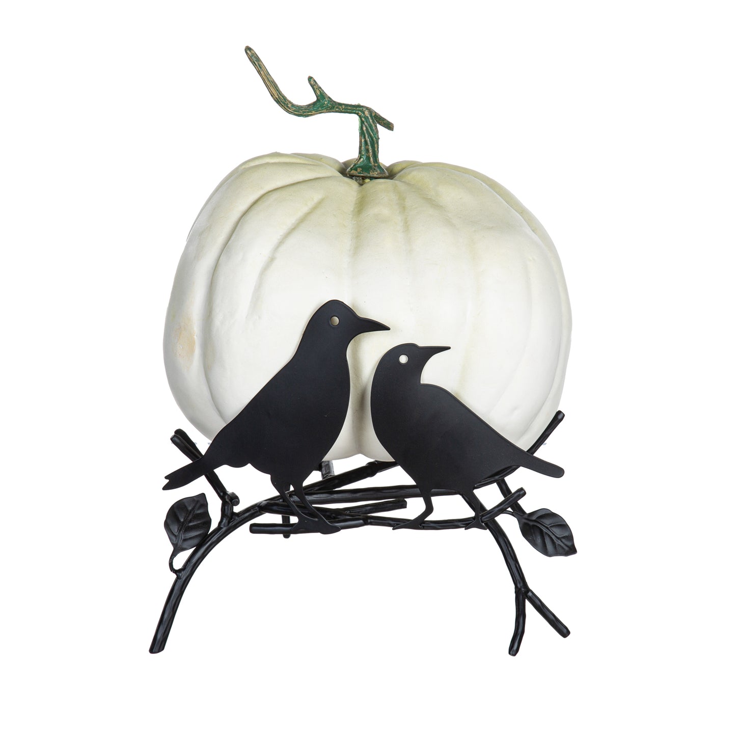 Halloween Pumpkin Holder with Ravens