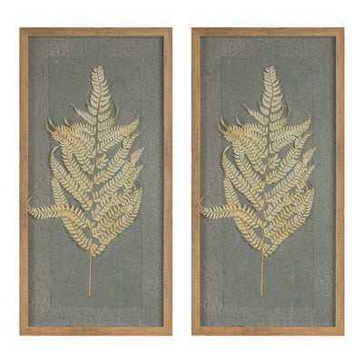 Dried Fern Framed Art (Set of 2)