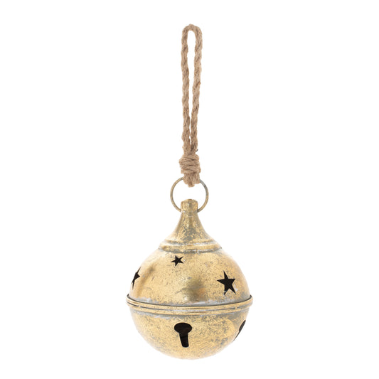 Distressed Metal Bell Ornament (Set of 4)