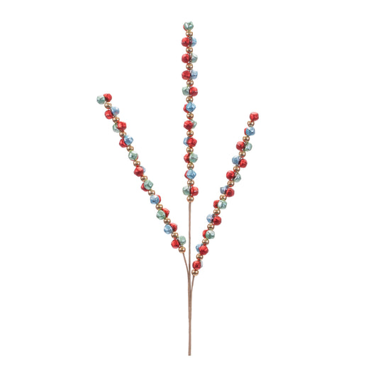 Metal Sleigh Bell Spray (Set of 6)
