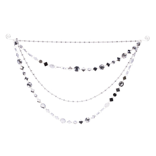 Jewel Bead and Chain Link Garland (Set of 2)