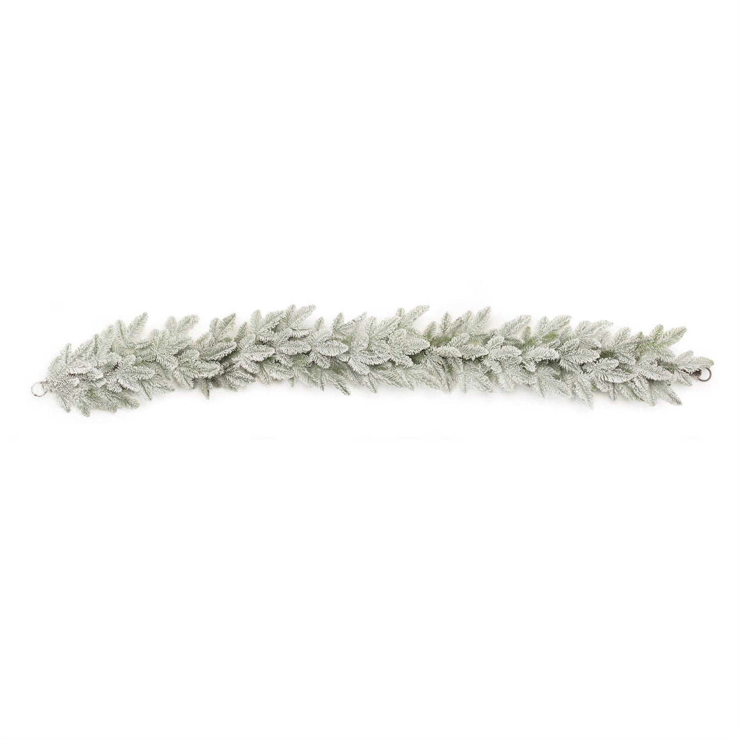 Flocked Pine Garland 6'L