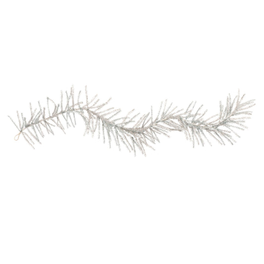 Tinsel Pine Garland 5'L