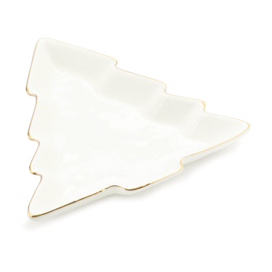 Ceramic Pine Tree Trinket Dish (Set of 6)