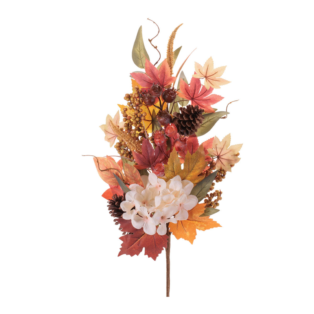 Fall Hydrangea Spray (Set of 2) 31.5"H Foam/Plastic