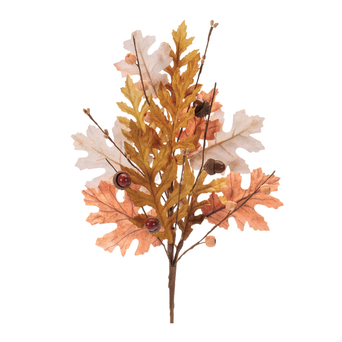 Oak Leaf Spray (Set of 4) 19.5"H Polyester