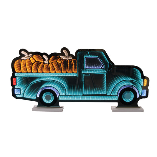 Truck w/Pumpkin Ekkolight 35"L x 16"H