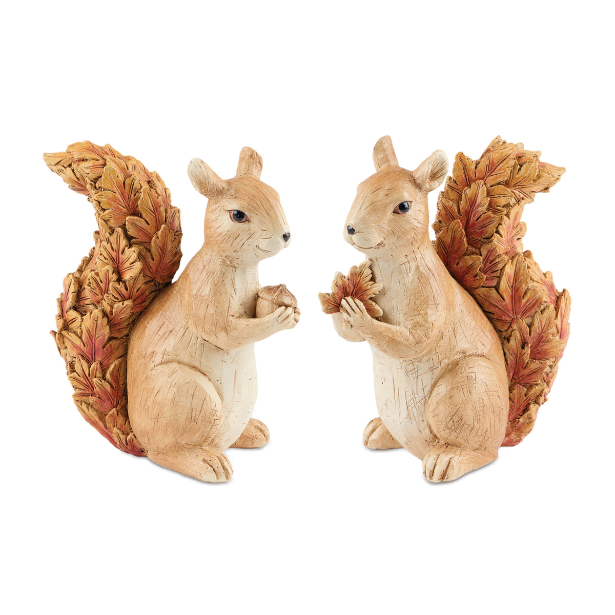Squirrel (Set of 2) 6.5"H Resin
