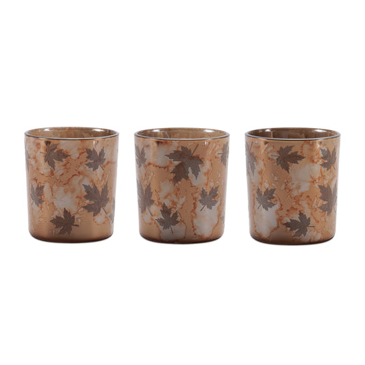 Votive Holder (Set of 3) 2.75"D x 3"H Glass