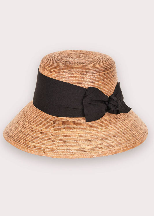 Tula Hat- Somerset Black Bow (OS)
