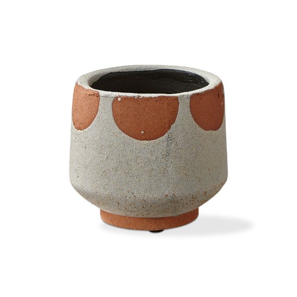 Geo Footed Planter Small