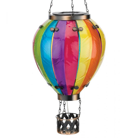 Solar Hot Air Balloon Rainbow Lrg