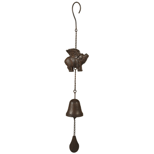 Flying Pig Iron Bell