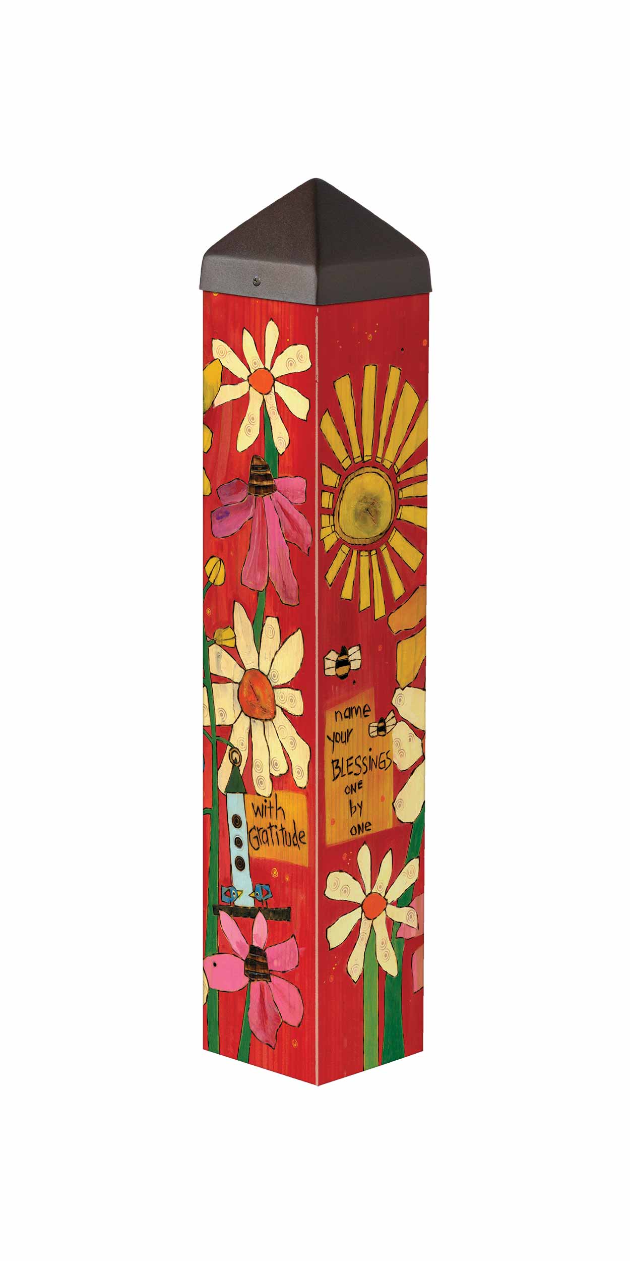 20" Art Pole Count Your Blossoms