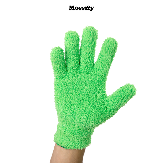 2 Microfiber Gloves - Leaf-Shining Gloves