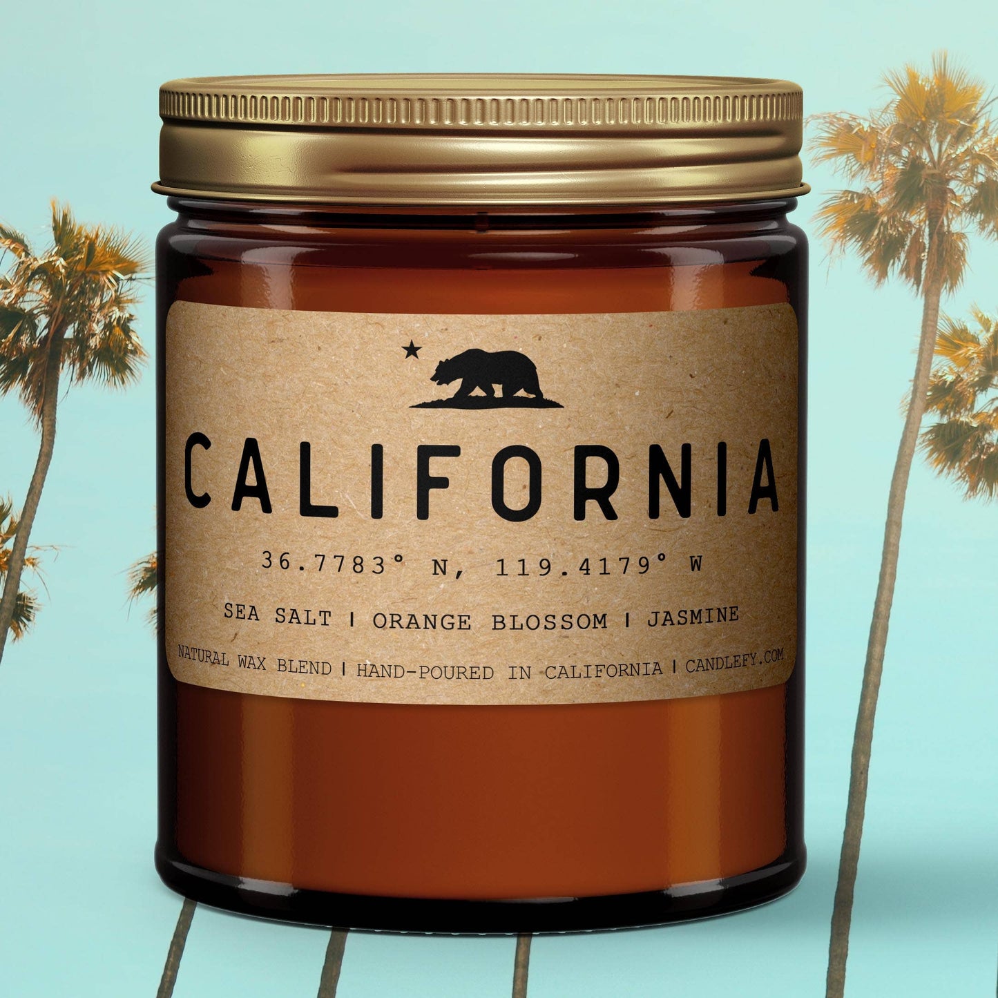 California Golden State -  Premium Scented Candle