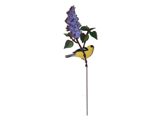 Warbler on Lilac Stake